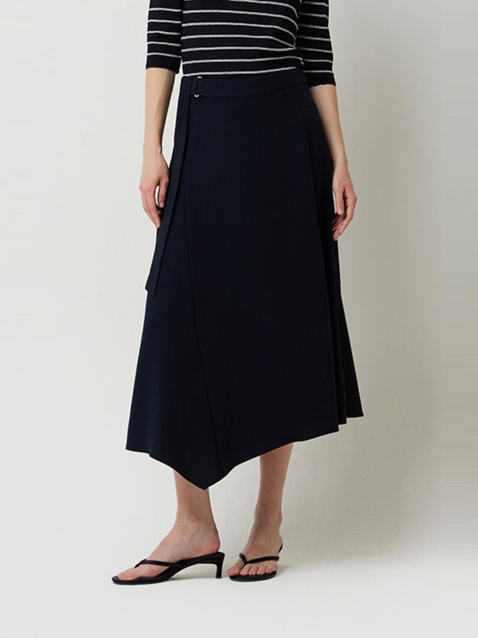 Sisley Ecoji Gel Unbalanced Belt Skirt (SASK33531NY)