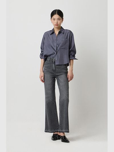 Sisley Juicy Crop Shirt (SAWS06511GR)