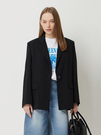 Sisley LAFORET Single Blazer (SAJK31531BK) [Black]