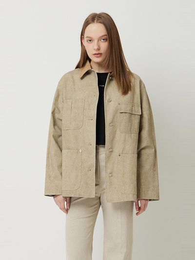 Sisley Luca Collar Contrast Work Casual Jacket (SAJP02511BG)