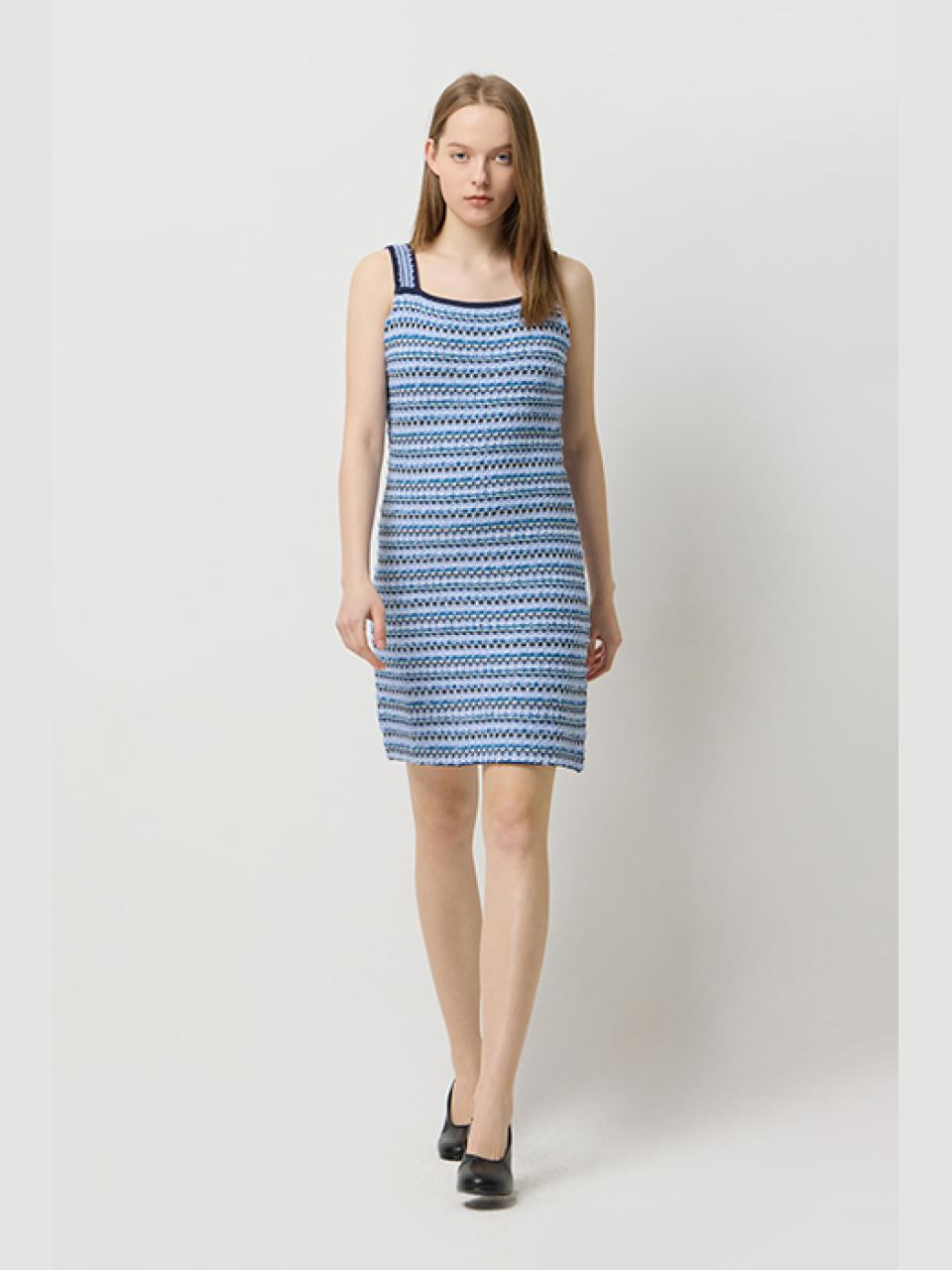 Sisley Mix Stripe Knit Dress (SAKO02511BL)