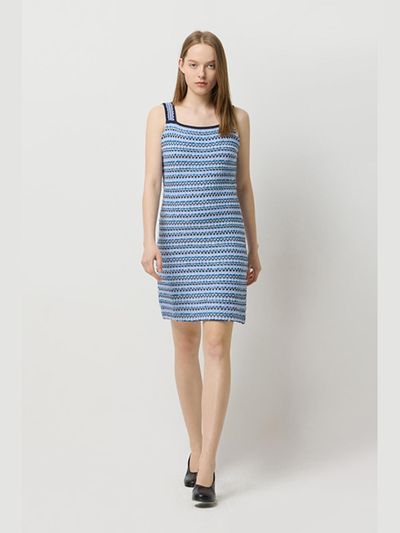 Sisley Mix Stripe Knit Dress (SAKO02511BL)