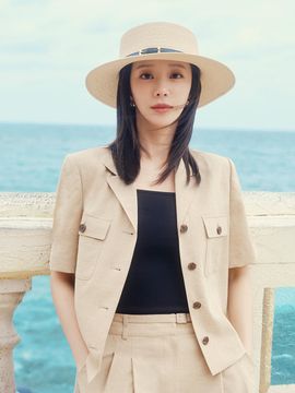 Sisley New Icing Belted Half-Sleeve Blazer (SAJK37531BG)
