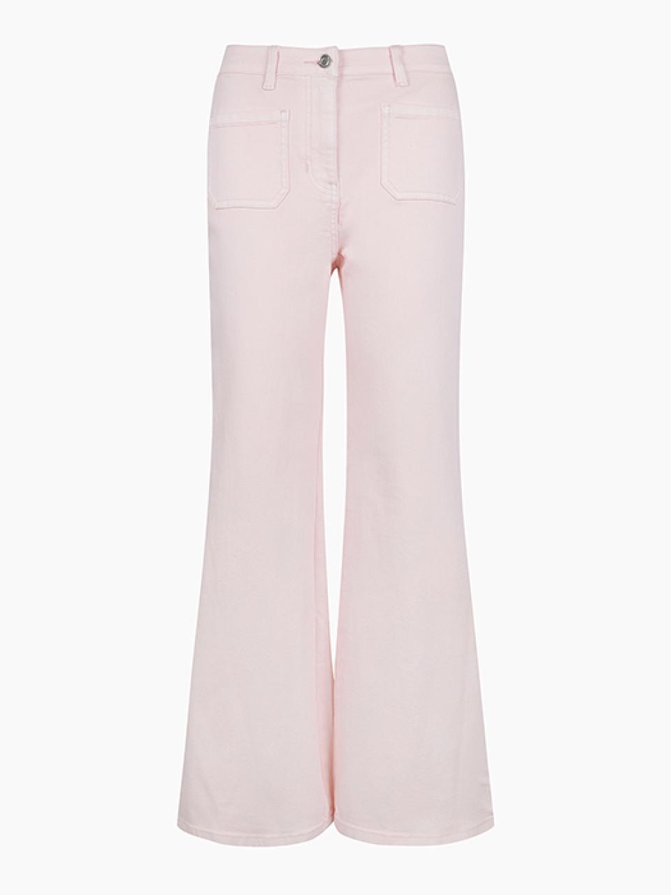 Sisley Out Pocket Bootcut Dying Denim Pants (SADP81531PK)