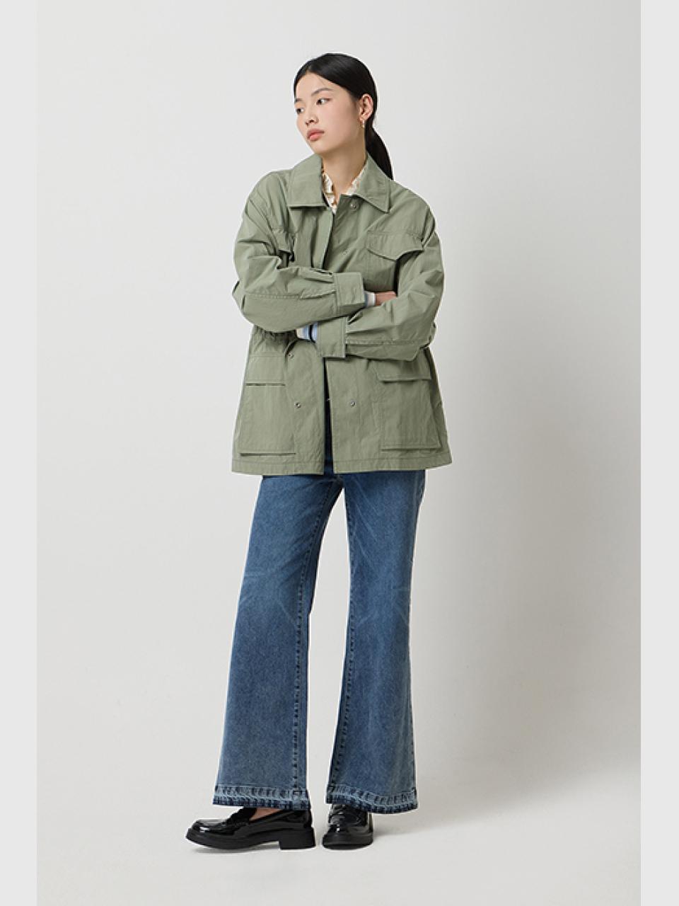 Sisley Out Pocket Military Field Jumper Jacket (SAJP80531KA)