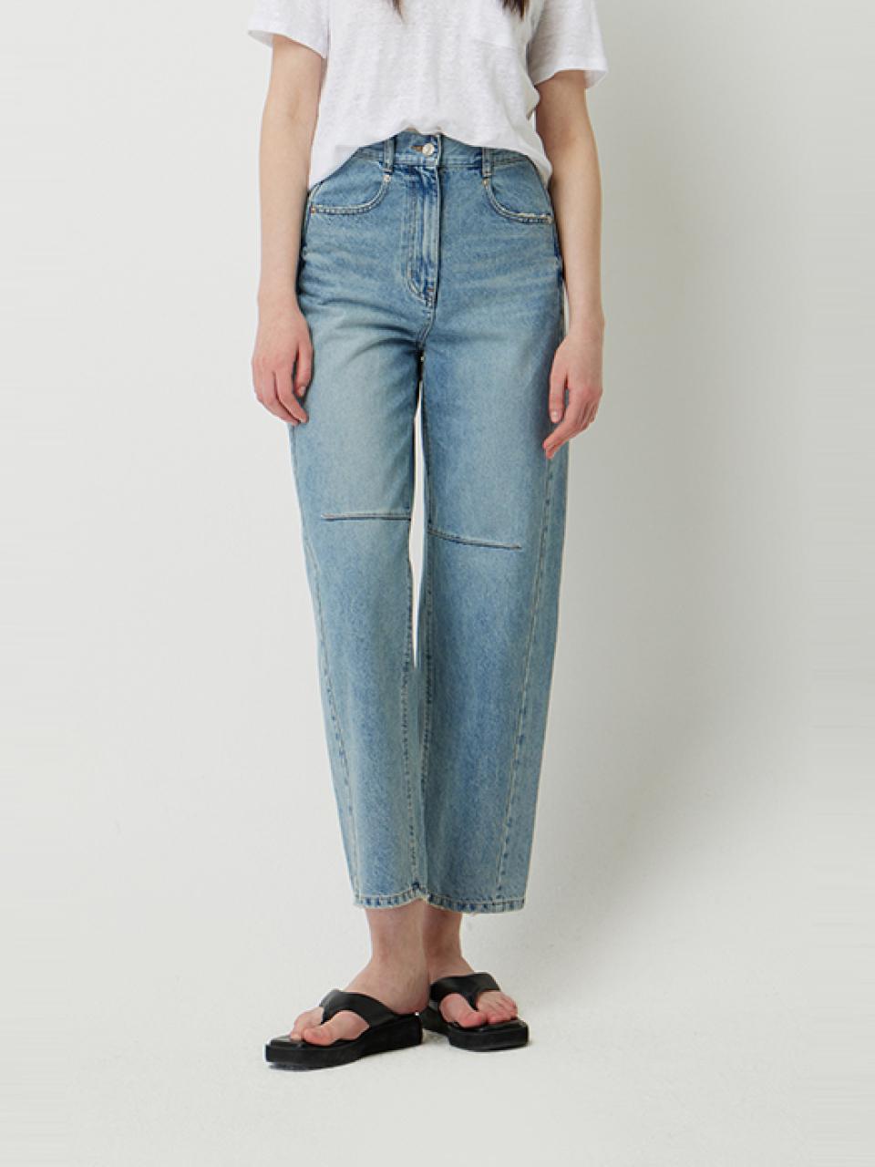 Sisley Side Slit Baggy Denim (SADP36531BL)