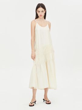 Sisley Smocking Rayon Blend Slip Dress (SAOP84431BE)