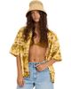 Sisstr Revolution Sisstr Revolution Distant Shores Ss Woven Top - Women's - 1