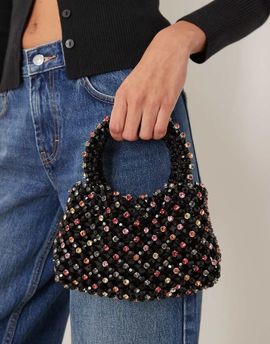 sister jane Dream Sister Jane Elsewhere beaded bag in black