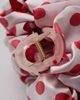 sister jane Dream Sister Jane polka dot jacquard hair claw clip in pink - 3