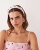 sister jane Dream Sister Jane posy embellished jacquard headband in pink - part of a set - 2