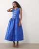 sister jane Dream Sister Jane Riviera boat neck sleeveless midaxi dress with detachable brooches in cobalt blue - 1
