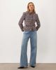 sister jane Sister Jane Ara tweed high collar jacket in multi-Red - 4