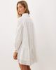 sister jane Sister Jane Endora collar detail long sleeve dropped waist mini dress in white - 2