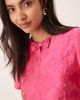 sister jane Sister Jane Foxglove jacquard mini dress in fuchsia-pink - 4