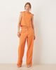 sister jane Sister Jane heart belt high rise pants in orange - 1