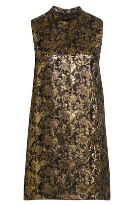 Sister Jane Sister Jane Memoria Metallic Jacquard Cocktail Dress
