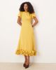 sister jane Sister Jane puff sleeve bubble hem maxi dress in spicy mustard-Yellow - 1