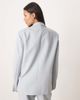 sister jane Sister Jane Unisex double breasted blazer with brooch in blue - part of a set - 4