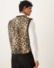 sister jane Sister Jane Unisex Ward pure cotton vest in leopard print-Brown - 4
