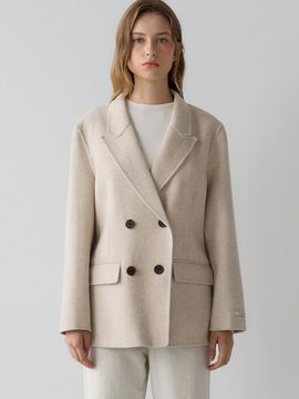 sisterhood Basic Half Coat - Beige