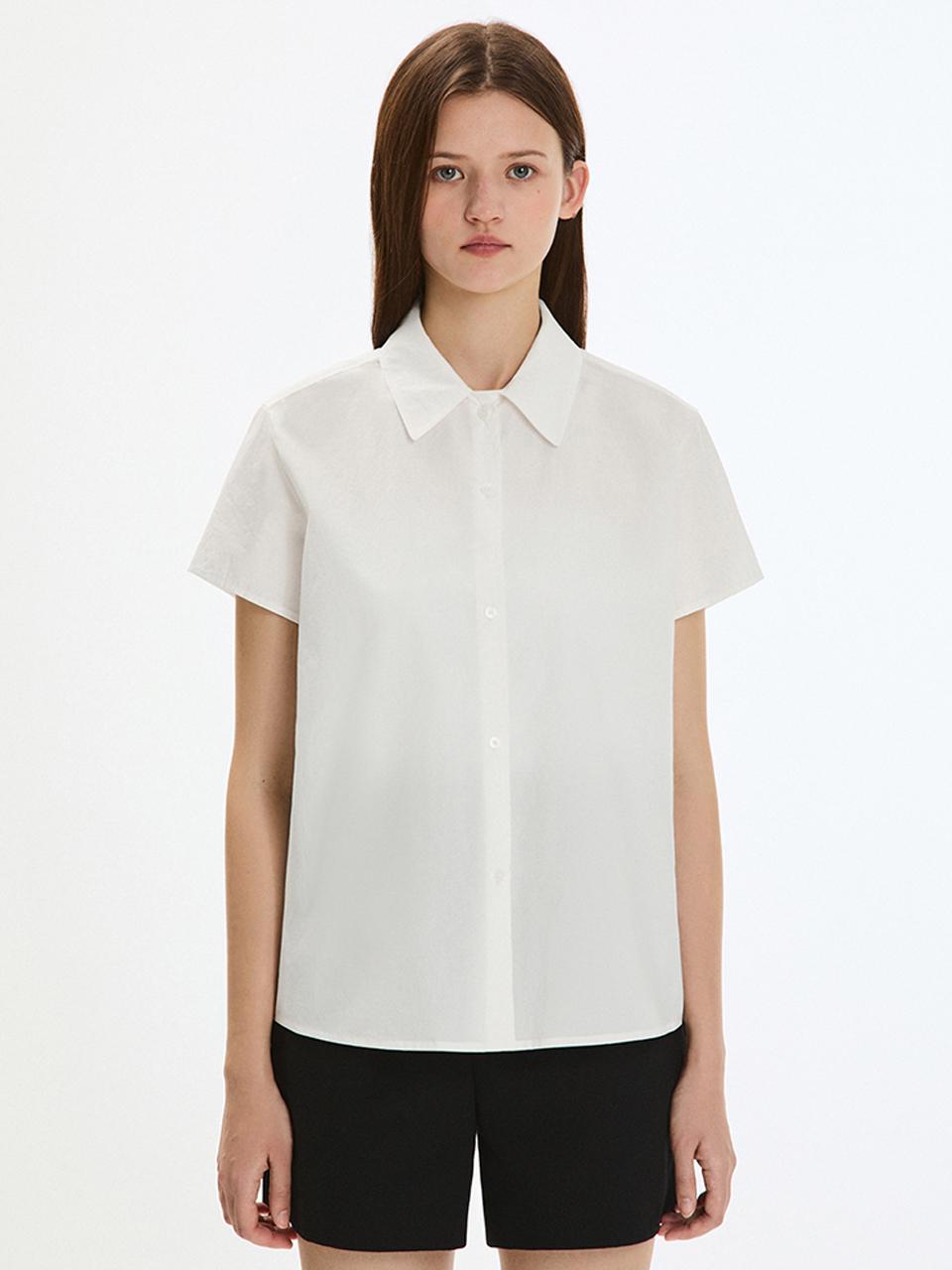 SISTINA Basic Collar Shirt (AWWSTP21070) [OW]