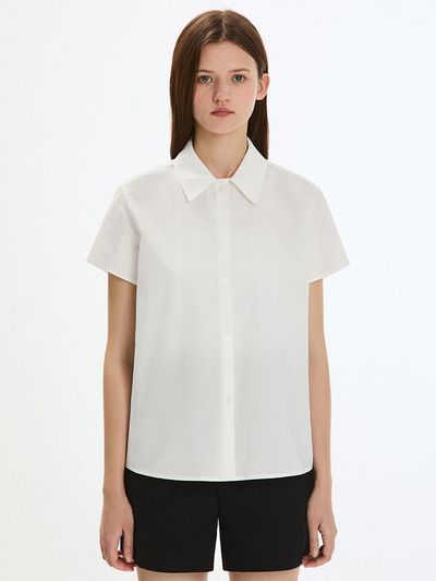SISTINA Basic Collar Shirt (AWWSTP21070) [OW]