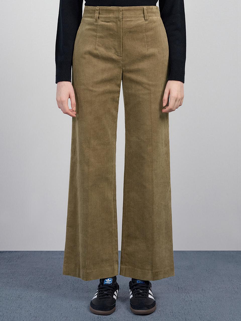 SISTINA Corduroy Bootcut Pants_AWWSLO41890