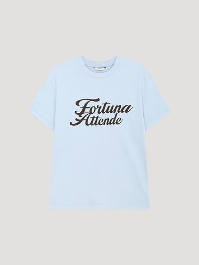 SISTINA Cotton Lettering Round Neck T-shirt LL (AWJTSP21100)