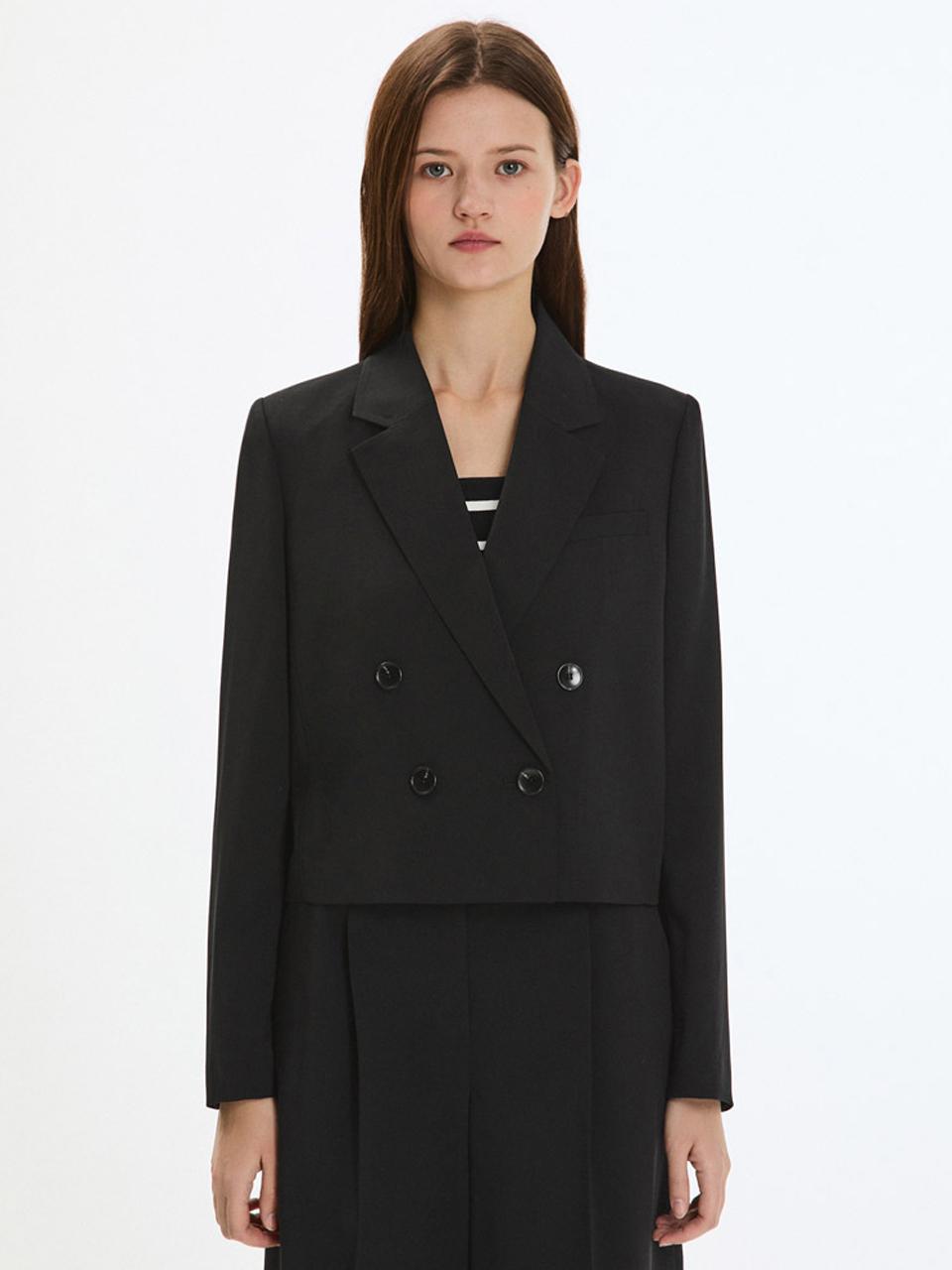 SISTINA Double Crop Setup Jacket [BK] (AWSJKP21100)