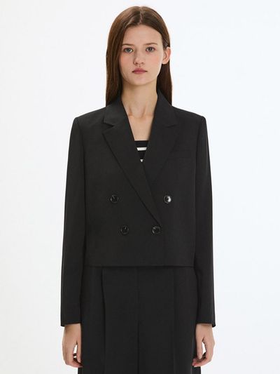 SISTINA Double Crop Setup Jacket [BK] (AWSJKP21100)
