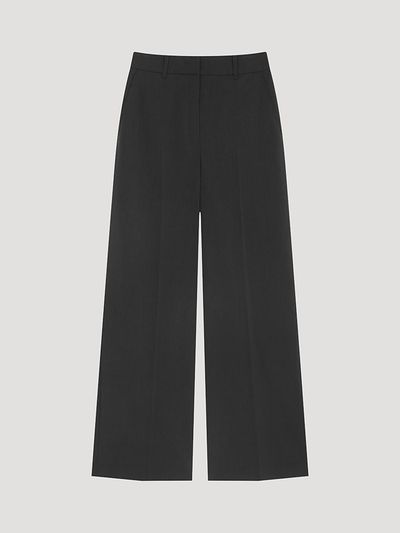 SISTINA Hidden Button Wide Setup Pants [CH] (AWSSLP21080)