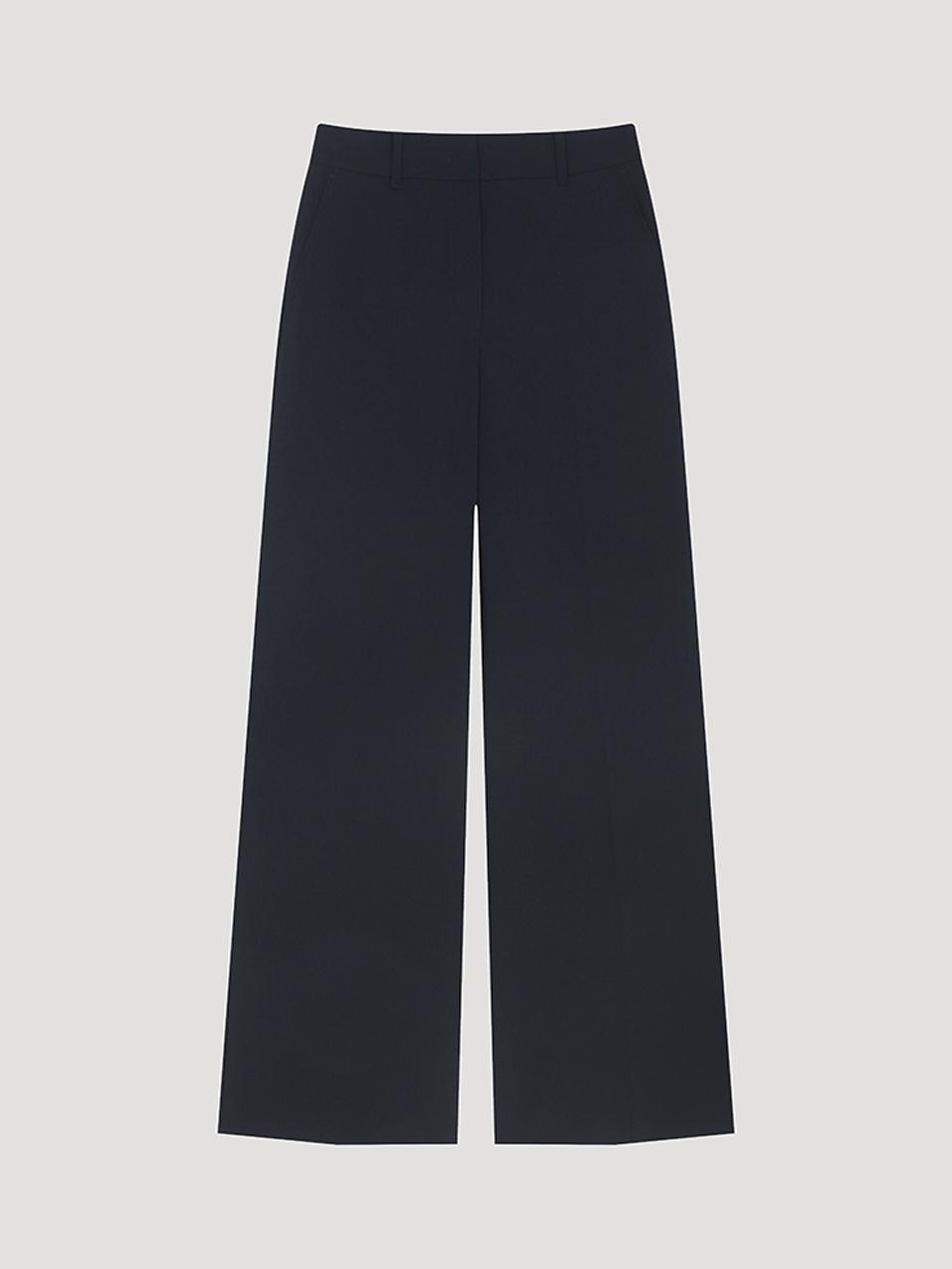 SISTINA Hidden Button Wide Setup Straight Pants (AWSSLP21080) [DN]