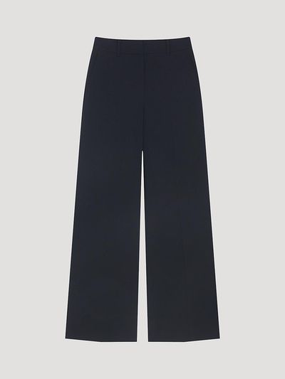 SISTINA Hidden Button Wide Setup Straight Pants (AWSSLP21080) [DN]