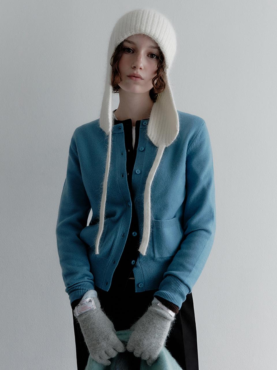 SISTINA Mini Pocket Round Neck Cardigan_ASKCDO41510