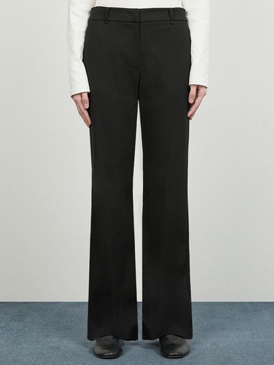 SISTINA Minimal Slim Bootcut Pants_AWWSLO41080