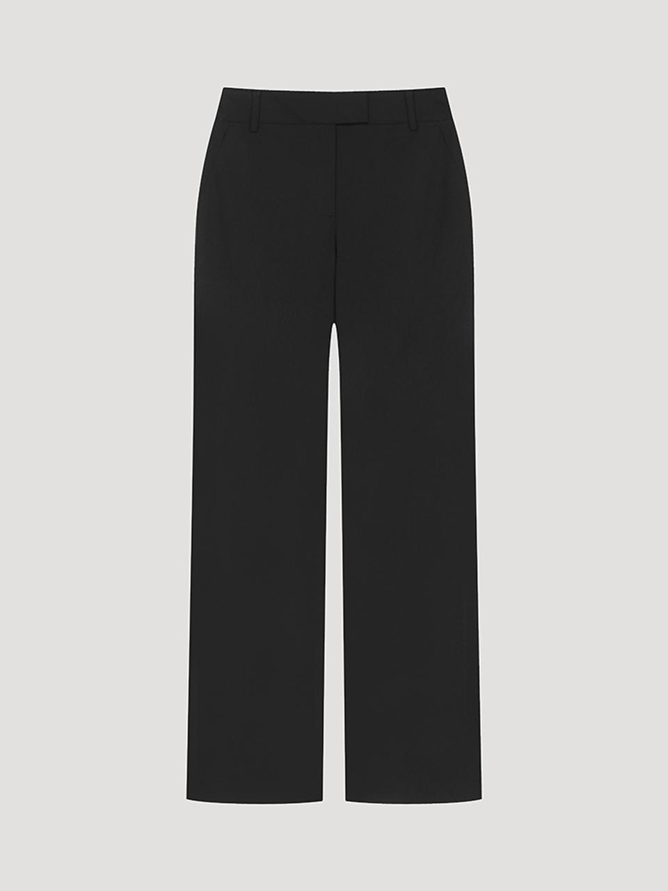 SISTINA Modern Slim Straight Pants (AWWSLP21010) [BK]