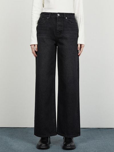 SISTINA Natural Washing Wide Denim Pants_ASMSLO41040