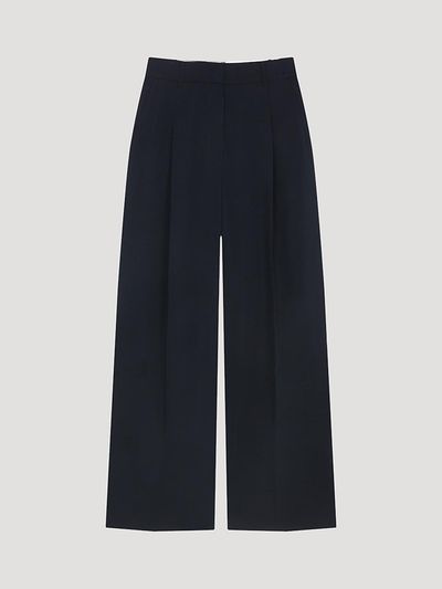 SISTINA One-Pleat Long Wide Pants [DN] (AWWSLP21150)