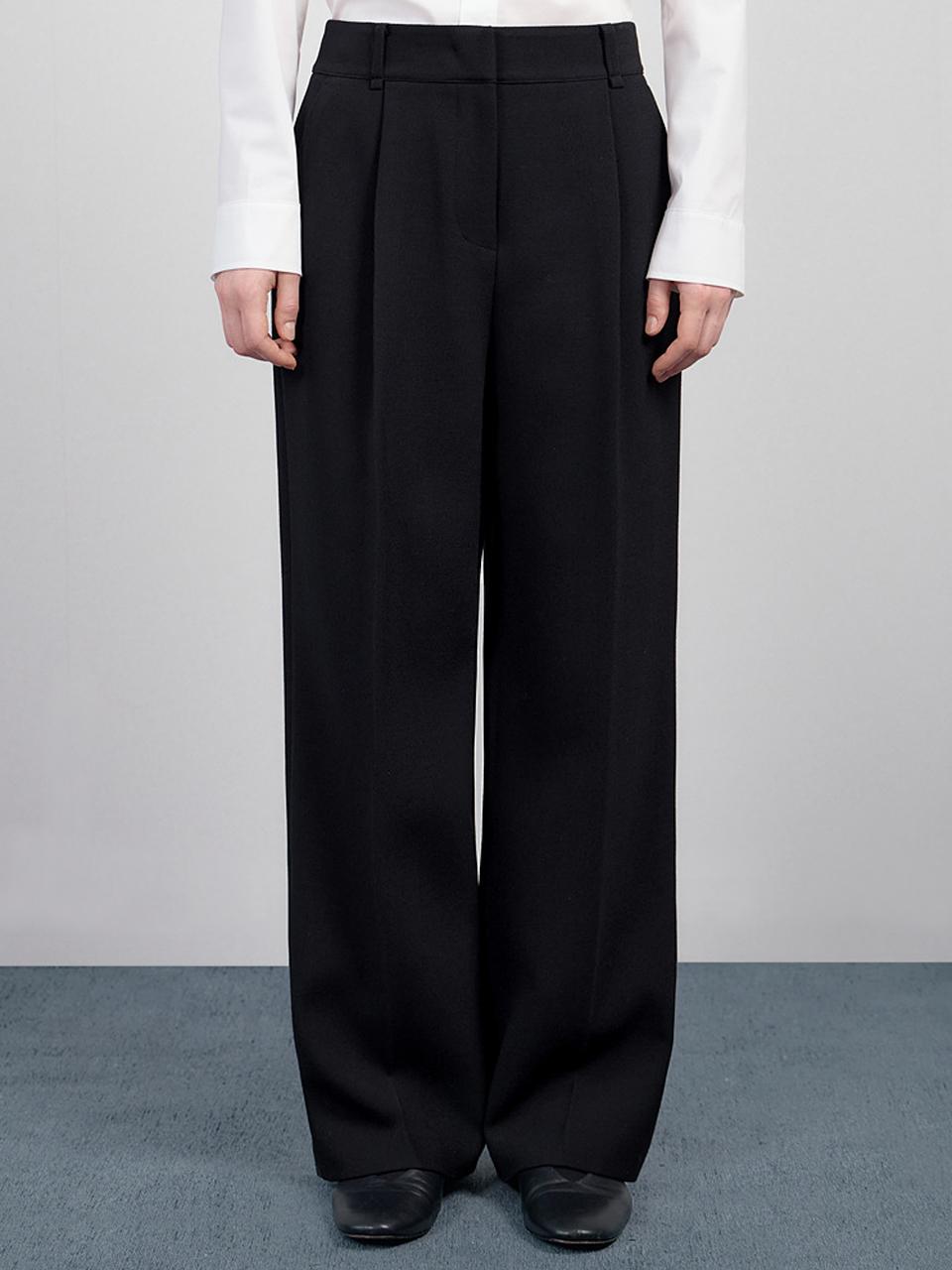 SISTINA One Tuck Wide Fit Setup Pants_AWSSLO41010