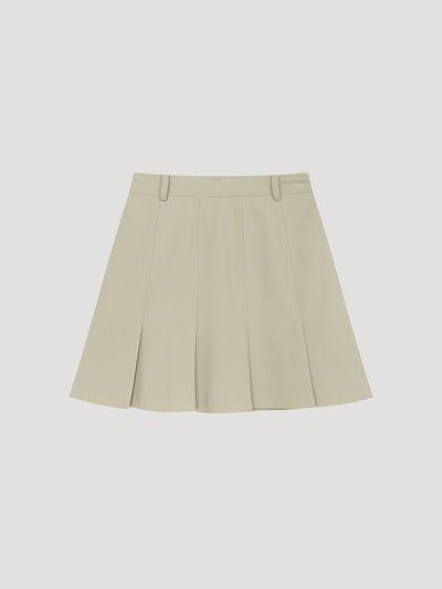 SISTINA Pleated Mini Setup Skirt (AWSSKP21080) [BE]