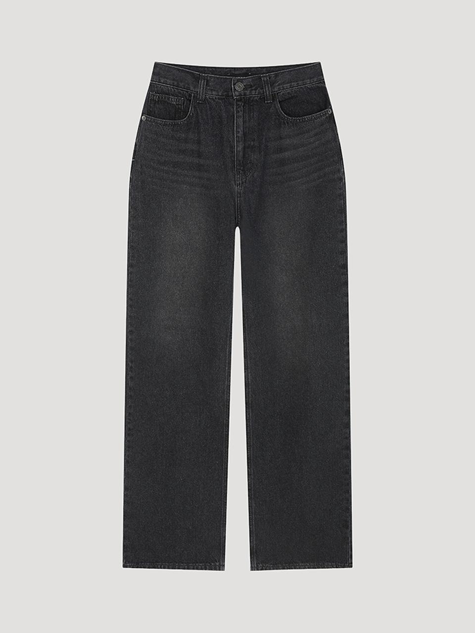 SISTINA Washed Straight Denim Pants (ASMSLP21020) [DG]