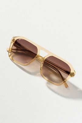 Sito Shades Translucent Aviator Sunglasses