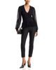 Six Fifty Six Fifty Alexandra V Neck Sheer Sleeve Sweater - 2