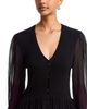 Six Fifty Six Fifty Alexandra V Neck Sheer Sleeve Sweater - 4