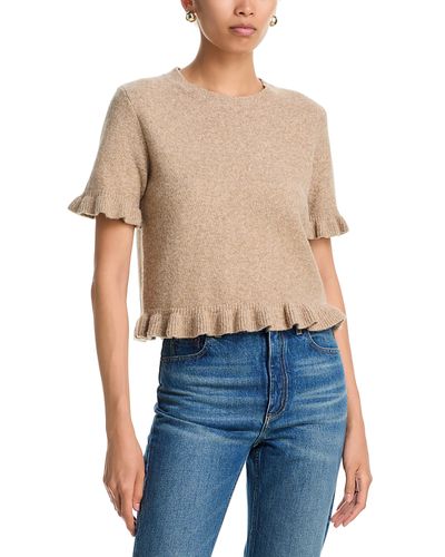Six Fifty Six Fifty Cleo Ruffle Trim Sweater