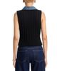 Six Fifty Six Fifty Monica Sleeveless Mixed Media Sweater - 3
