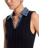 Six Fifty Six Fifty Monica Sleeveless Mixed Media Sweater - 4