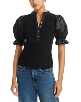 Six Fifty Six Fifty Robin Puffed Sleeve Top