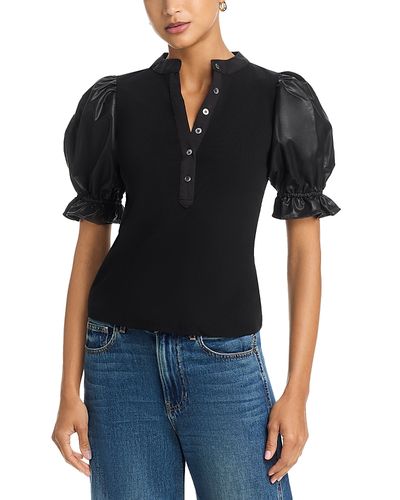Six Fifty Six Fifty Robin Puffed Sleeve Top